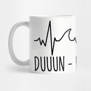 Shark Heart Line DUUUN - DUNN Filmsound adrenaline Mug